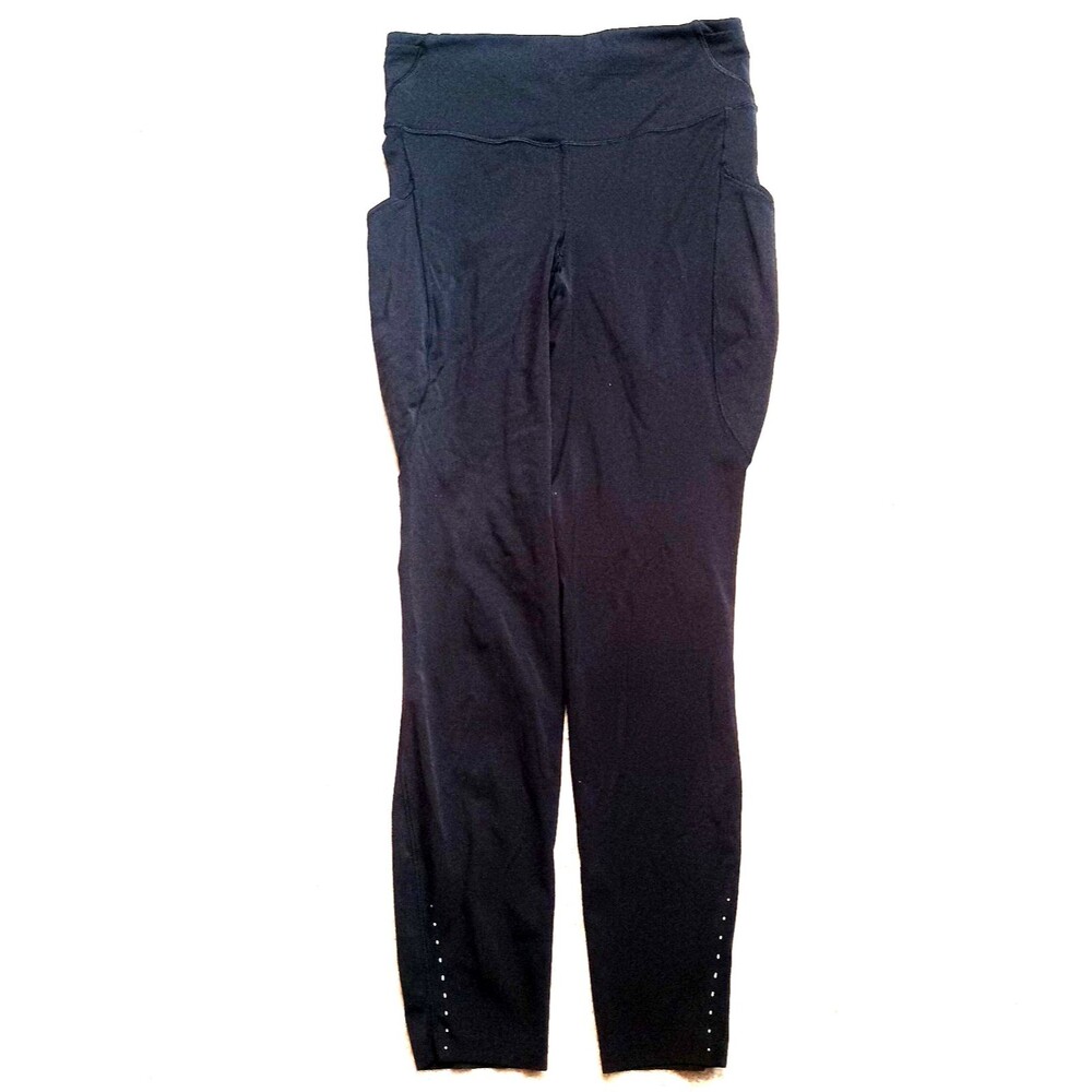 Lululemon Leggings Fast Free Pockets High Rise Womens Sz S Black Athletic Yoga